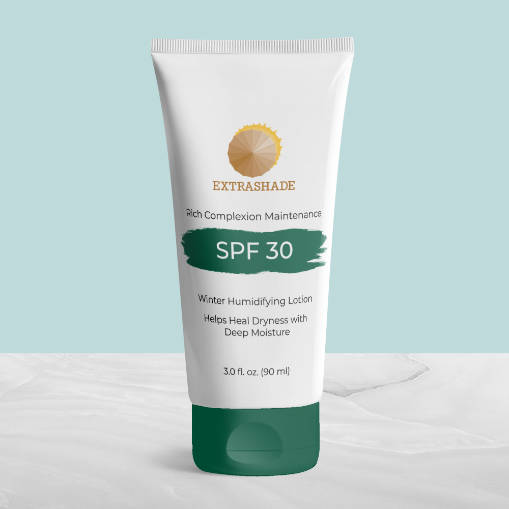 EXTRASHADE Winter Humidifying Lotion: Best Hydration and UVA/UVB Protection for Melanin-Rich Skin
