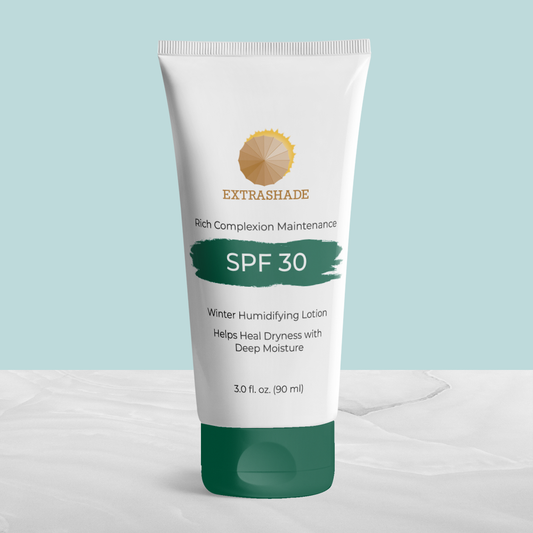 EXTRASHADE Winter Humidifying Lotion: Best Hydration and UVA/UVB Protection for Melanin-Rich Skin
